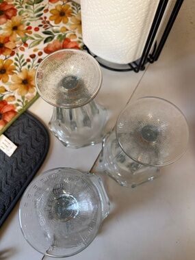 Set of 3 Clear Classic Milkshake Glasses